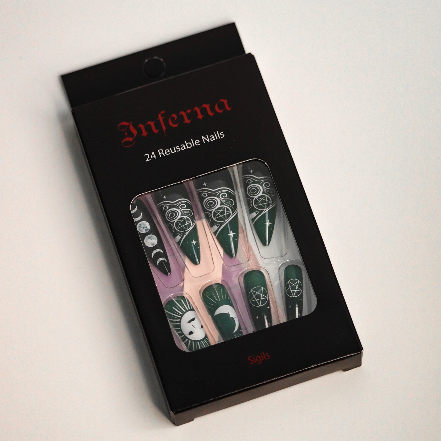 Sigils (Press-On Nail Set, 24pc, Stiletto)