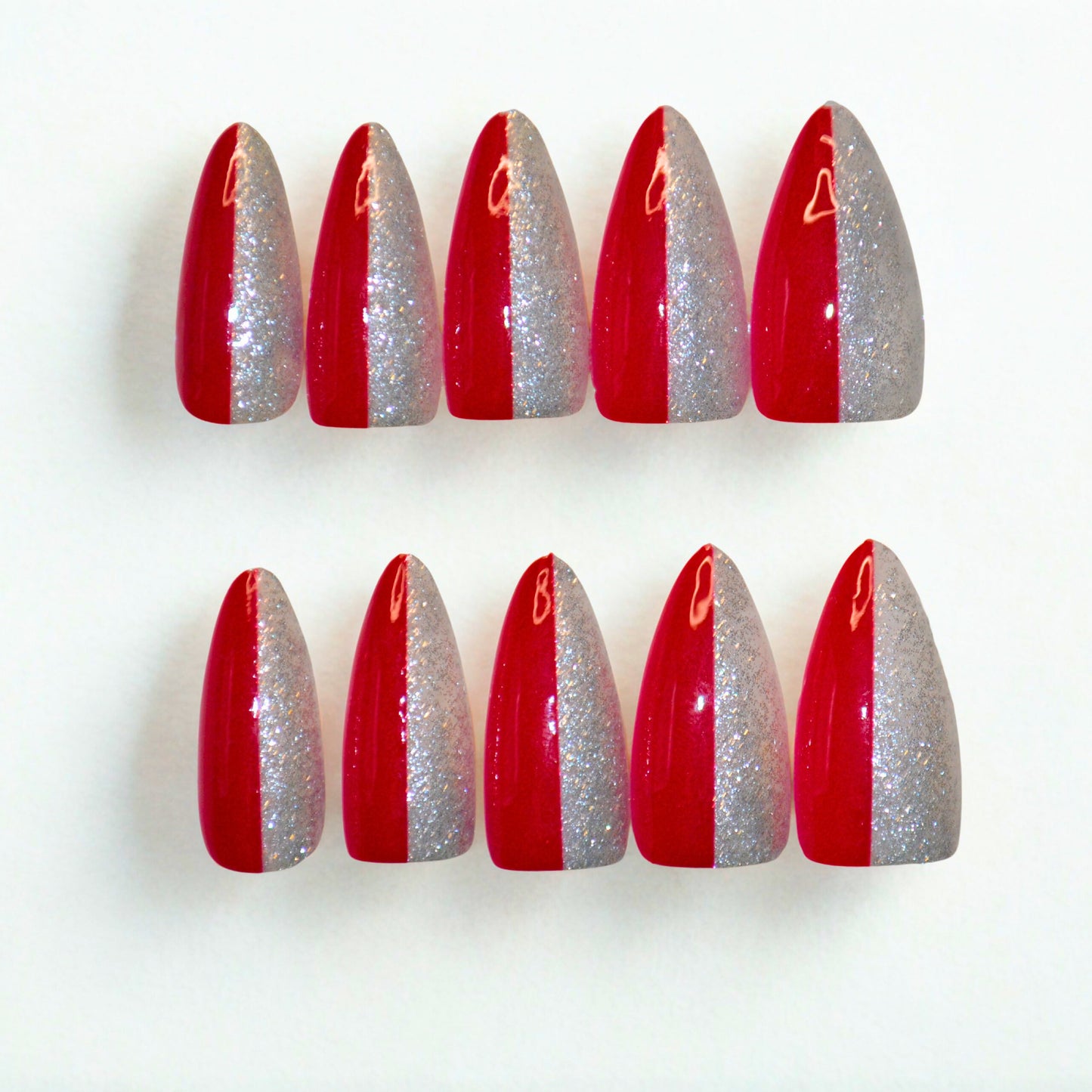 Scarlet Dagger (Press-On Nail Set, 30pc, Stiletto)