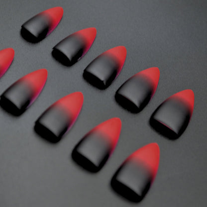 Crimson Thorn (Press-On Nail Set, 30pc, Stiletto)