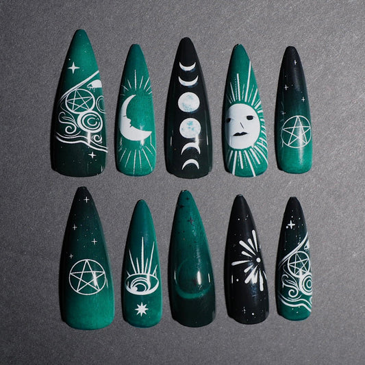 Sigils (Press-On Nail Set, 24pc, Stiletto)