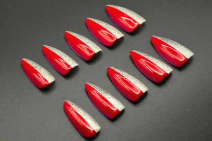 Scarlet Dagger (Press-On Nail Set, 30pc, Stiletto)